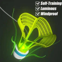 Nylon Windproof Badminton Luminous Badminton Accessories Fluorescent Shuttlecocks Super Resistant LED Badminton Ball Outdoor