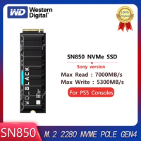 Western Digital WD BLACK SN850 NVMe SSD for PS5 Consoles PCIe Gen4 Game Drive Sony version 1TB 2T solid State Drive 7000MB/s