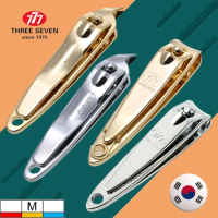 THREE SEVEN 1Pc 14K Nail Clipper Manicure Cutter Fingernail Scissor Pedicure Nail Tools Trimmers with Nail Files M-Size