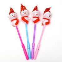 New Luminescent flashing colorful led Snowman Bar Christmas birthday party Bar Christmas Gift Colorful Luminescent Toy Factory