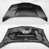ABS Engine Cover for Honda Fit Jazz 2nd GE6 GE8 08-13 Modified to JS Style Perforated Hood Body Kit*7