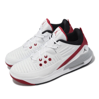 【NIKE 耐吉】籃球鞋 Jordan Max Aura 5 白 紅 男鞋 喬丹 氣墊 緩震 運動鞋(DZ4353-101)