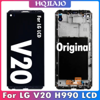 5.5" Original For LG V20 LCD Display Touch Screen Digitizer With Frame For LG H990 H918 H910 LS997 US996 VS995 LCD Repair