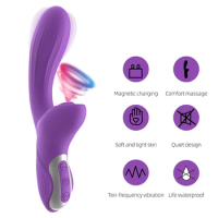 2 in 1 Penis Silicone Dildo Vibrator Female Clit Sucker Oral Clit Vacuum Stimulator Female Masturbation Sex Toys Adult Products