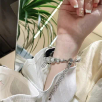 Pandora DIY glazed beads Hanging bracelet Women's Jewelry Strap For Apple Watch Bands 40mm 44mm 49mm 45mm 41mm 38mm 42mm iwatch