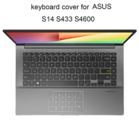 Keyboard Covers 2020 for ASUS Vivobook S14 S433 S4600 14 X413 F413 K413 TPU laptop keyboards dust cover soft silcone transparent