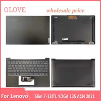 New For Lenovo Slim 7-13ITL YOGA 13S ACN 2021 Laptop LCD Back Cover Front Bezel Upper Palmrest Bottom Base Case Keyboard Hinges