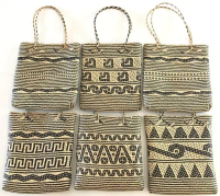 PROMO - TAS ANYAMAN ROTAN MOTIF DAYAK , TAS ANYAMAN AJIRO, TAS BELANJA ROTAN