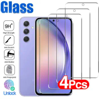 4PCS Screen Tempered Glass For Samsung A54 5G Protective Glas Screen Protector For Samsung Galaxy A54