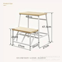 梯椅家用梯子椅子摺疊伸縮加厚兩用梯凳室內登高實木梯多功能腳墊
