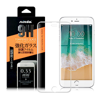 NISDA iPhone 7 / iPhone 8 /6s 完美滿版鋼化玻璃保護貼 - 黑