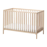 SNIGLAR 嬰兒床, 櫸木, 60x120 公分