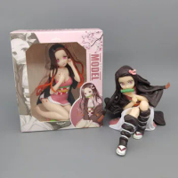 Japanese Anime Nezuko Action Figure Demon Slayer Kamado Nezuko Figure Kimetsu No Yaiba Figurines Collection Model Toys Gift