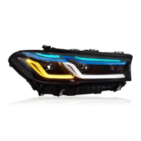 Suitable for BMW 5 Series G38 headlamp assembly 18-20 modified 21 new high-power laser lens LED