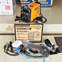 Mesin Las 4 in 1 MIG 120A Aluminium + MMA + LIFT TIG + MAG BLACKFOOT Flux Core Digital Gas CO2 IGBT