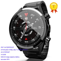 stainless steel 4g Smart Watches Android 7.1 Watch Phone LTE 4G Smart Watch Phone Heart Rate 3GB+32GB HD Camera accurate GPS