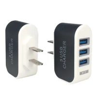 3.1A 3USB Ports Multi Power Adapter US Plug Mini Portable Travel Wall AC Charger For iPhone Samsung Huawei Xiaomi