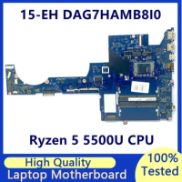 DAG7HAMB8I0 Mainboard For HP Pavilion 15-EH 15Z-EH Laptop Motherboard With Ryzen 5 5500U CPU High Quality 100% Fully Tested Good