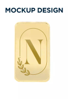 CEBUANA LHUILLIER JEWELRY Cebuana Lhuillier 18K Gold Bar - Customized Letters/Initials (N)
