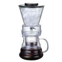 Iced Pots Dripper Brew Coffee Brewer Glass Drip Percolators Filter Maker Dutch Cold Ice Machine Pot Regulatable