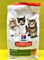 ✪四寶的店n✪希爾思Hills 幼貓飼料 均衡發育配方 4KG/包 貓飼料/貓乾糧 Hill’s SCIENCE DIET