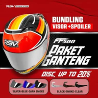HELM RSV FF500 SUMMER PAKET GANTENG + SPOILER XL DARKSMOKE