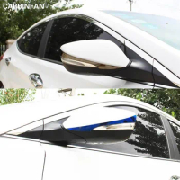Car Accessories Stainless Steel mirror side bar decorative trim For Hyundai Elantra 2012 2013 2014 2015 2016