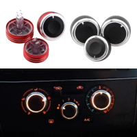 3pcs Air Conditioning Heat Control Switch Knob AC Knob for Nissan Tiida NV200 Livina Geniss Car Accessories