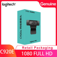 Logitech HD Pro Webcam C920e,Widescreen Video Chat Recording USB Smart 1080p Autofocus Camera Full HD，C920 upgrade version
