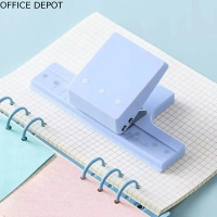 OFFICE DEPOT với thước kẻ 3 lỗ Máy đục lỗ Kích thước nhỏ Tự làm Máy đục lỗ giấy Đấm chính xác Không 