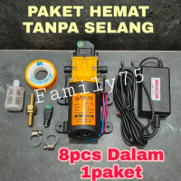 siap kirim Alat steam cuci motor ac mobil Mesin pompa DC mini stim motor ac paket
