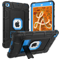 New Silicone Hard Armor Case for New iPad mini 5 ipad mini 5th Gen 2019 Cover for ipad mini 4 Protective tablet case+film+pen