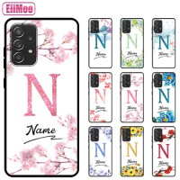 Custom Name Text Case For Vivo Y72 Y52 Y76 Y76S Y90 Y 90 76 52 Y1S 5G DIY Letter Fashion Printing Flower Photo Thin Back Cover