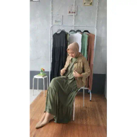 INNER DRESS SLEEVELESS SIZE S M L XL INER MAXI PANJANG KUTUNG RAYON GAMIS TANPA LENGAN