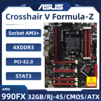 Socket AM3+ Motherboard ASUS Crosshair V Formula-Z AMD 990FX DDR3 32GB PCI-E 2.0 USB3.0 8×SATA III ATX For FX-8300 ccpu