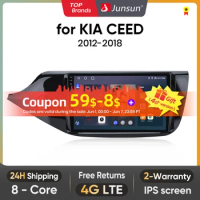 Junsun V1 AI Voice Wireless CarPlay Android Auto Radio for KIA CEED JD Cee'd 2012-2018 4G Car Multimedia GPS 2din autoradio