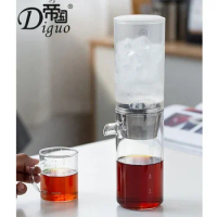 Cold Brew Coffee Maker Pot Set Drip Filter Eco Coffee Iced Tools Barista Hand-made Glass Coffee Maker Household Pour Over Kettle