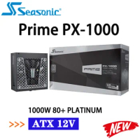 Seasonic Computer Desktop Power Supply PRIME PX 1000 Multi-GPU Setup ATX 12V 80 PLUS Platinum SSR-1000 PD 1000W Power Supply NEW