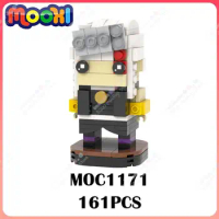 MOC1171 Creative Uzui Tengen Action Figure Building Blocks Anime Demon Slayer Character Model Assembly Bricks Toys For Kids Gift