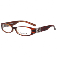 PLAYBOY-時尚光學眼鏡-咖啡紅-PB85099
