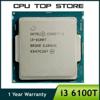 Intel Core i3 6100T 3.2GHz 2-core 4-threaded 35W LGA 1151 CPU Processor