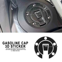 For YAMAHA TMAX 560 Tmax 560 2022 Motorcycle Accessories Gasoline Cap Sticker 3D Epoxy Resin Fuel Tank Protection Sticker