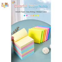 5pcs Colorful Sticky Notes Cute Creative Memo Pads Office Stationery Message Notes