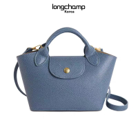 {Longchamp Korea} Original LONGCHAMP Epure new handbag side dish basket bag cowhide horizontal tote 