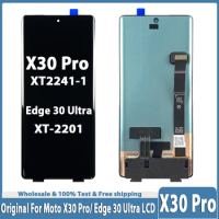 Original LCD For Motorola Moto X30 Pro LCD XT2241-1 Display Screen Touch Digitizer For Motorola Edge 30 Ultra LCD XT-2201 Replac