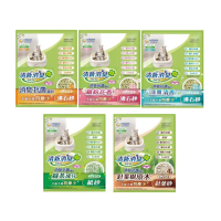 【Unicharm 消臭大師】清新消臭消臭抗菌（沸石砂/紙砂/針葉樹砂）3.8L-4L*2包組(貓砂)