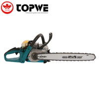TOPWE CN-6208 New bestselling wood cutting chain saw 3000W 2 stroke gasoline chainsaw Chinese chainsaw