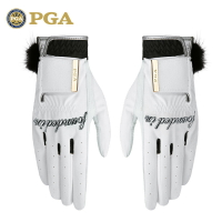 美國PGA 高爾夫球手套 女士真皮手套 小羊皮 魔術貼防滑 超透氣