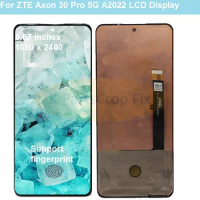 6.67" Original Amoled For ZTE Axon 30 Pro 5G A2022 LCD Display Screen Touch Digitizer Panel Assembly for ZTE Axon 30 Pro 5G lcd
