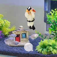 Scuba Diver Figurine Underwater Dive Figurine Toys Fish Tank Miniatures Mini Swimmers Figurines Model for Aquarium Home Decor